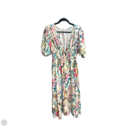 Dress Casual Maxi By Clothes Mentor In Multi-colored, Size: L