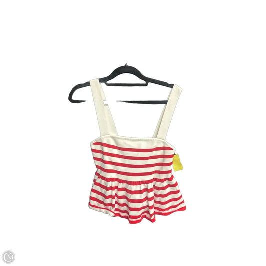 Top Sleeveless By English Factory In Striped Pattern, Size: S