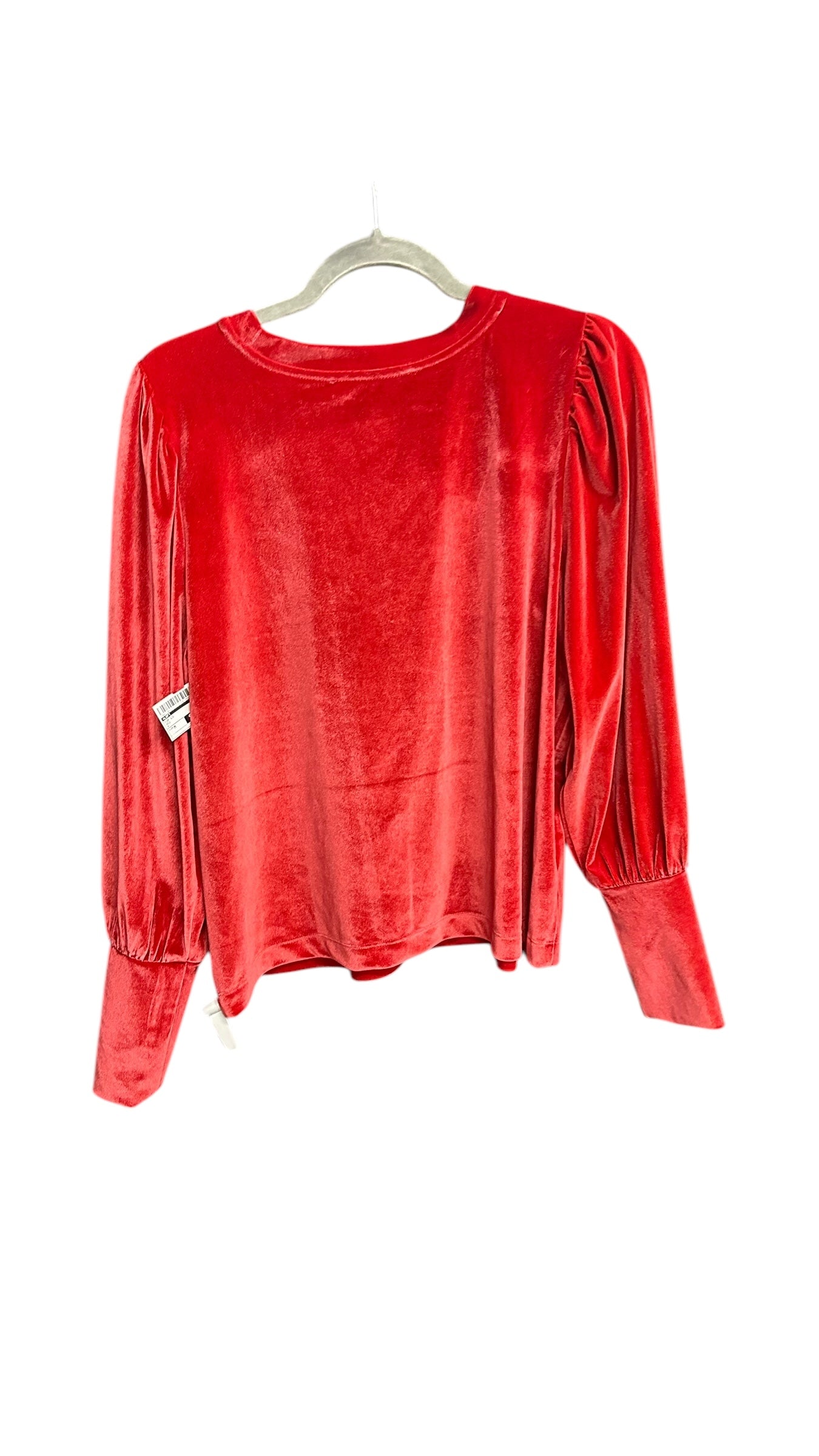 Top Long Sleeve By Loft In Red, Size: M