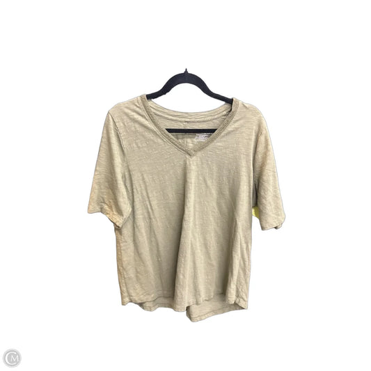 Top Short Sleeve By Chicos In Green, Size: Xl