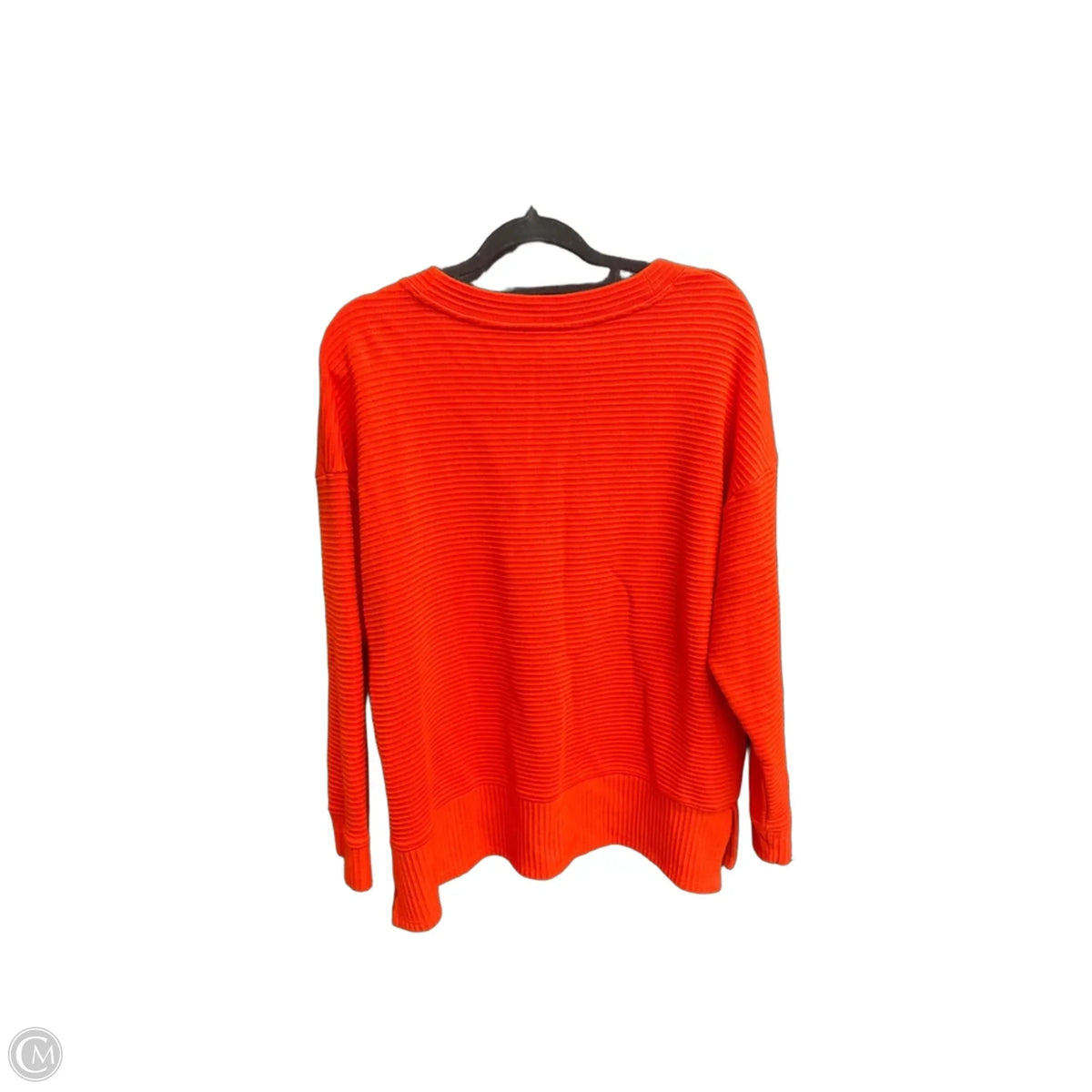 Top Long Sleeve By Talbots In Orange, Size: Xl