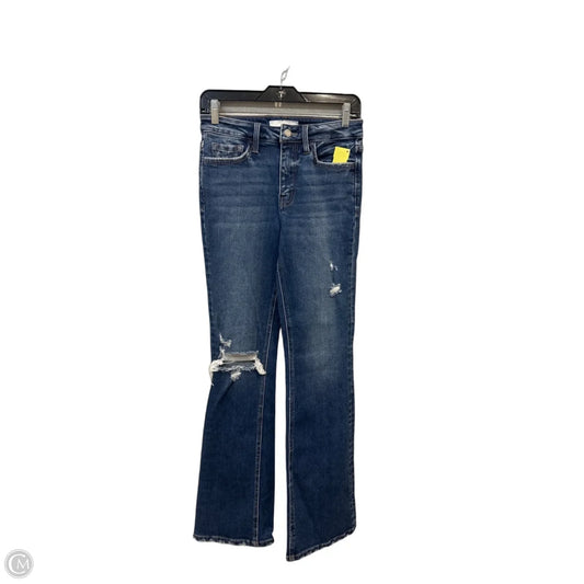Jeans Straight By Vervet In Blue Denim, Size: 6