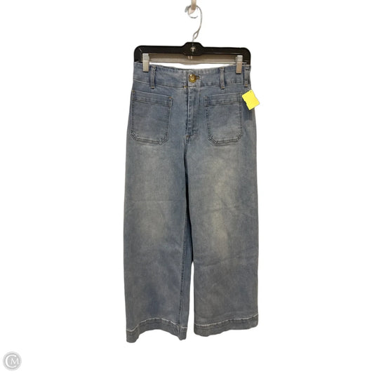 Jeans Wide Leg By Eesome In Blue Denim, Size: S