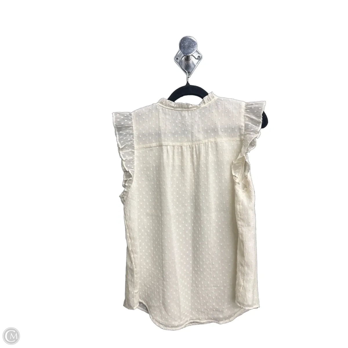 Top Sleeveless By Loft In Cream, Size: M