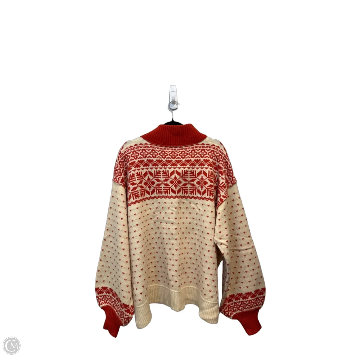 Sweater By Bibi In Red, Size: 1x