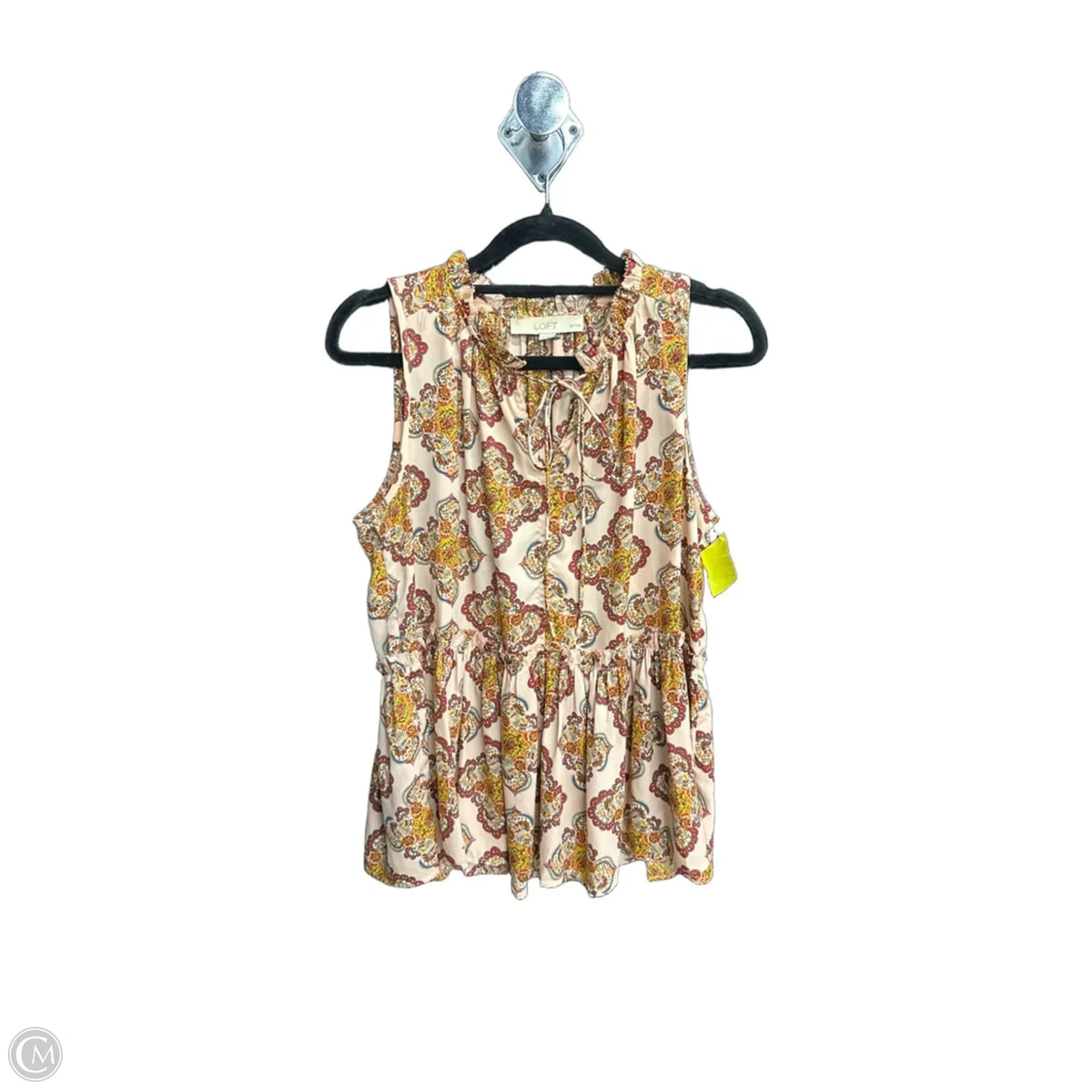 Top Sleeveless By Loft In Pink, Size: Sp