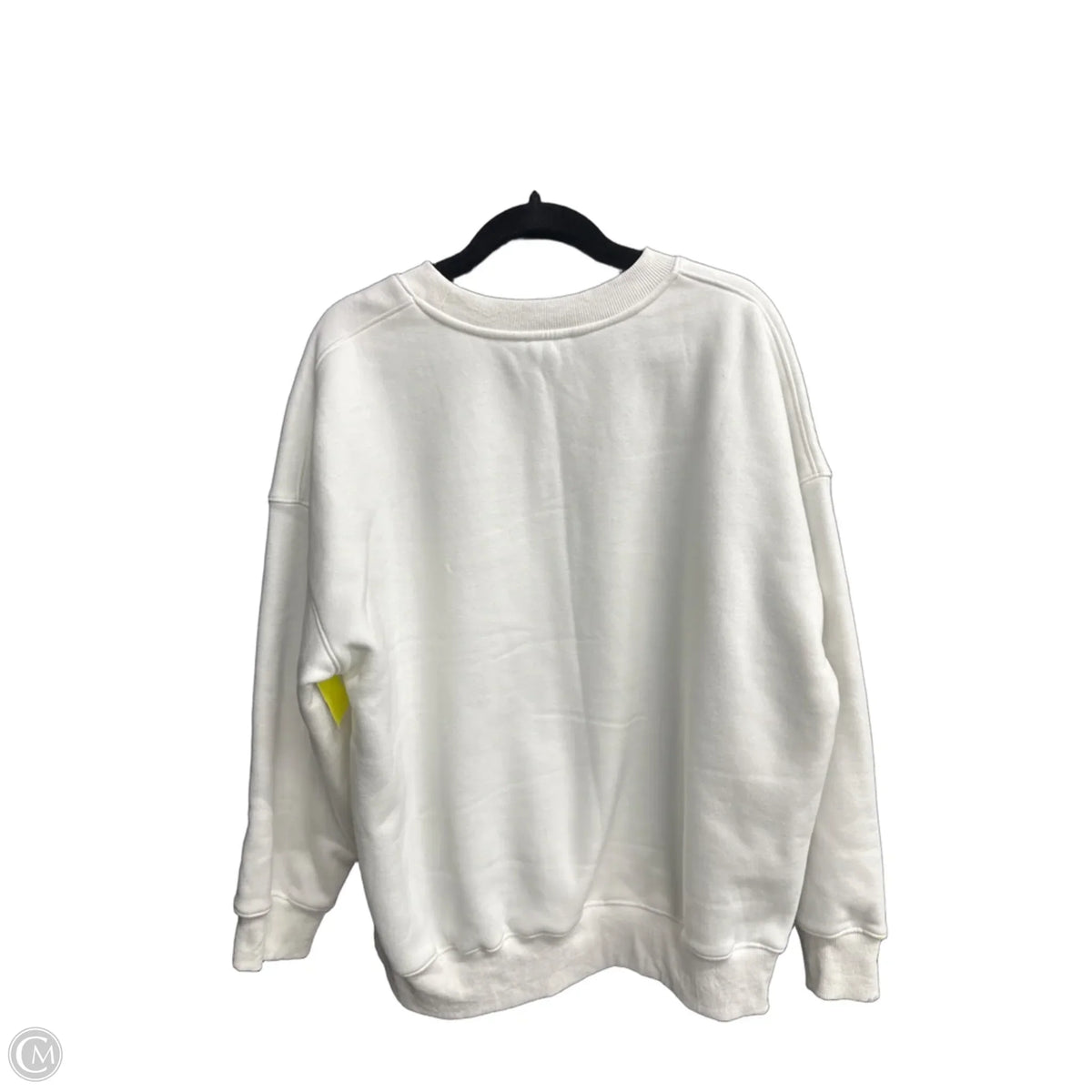 Sweatshirt Crewneck By Le Lis In White, Size: L