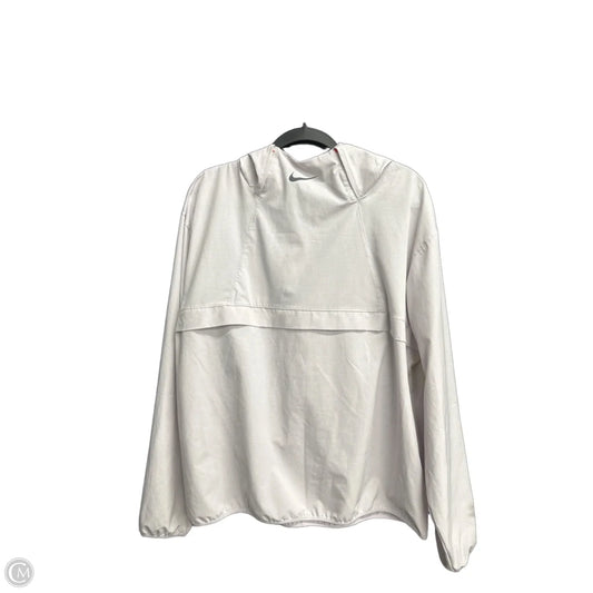 Athletic Jacket By Nike Apparel In Purple, Size: L
