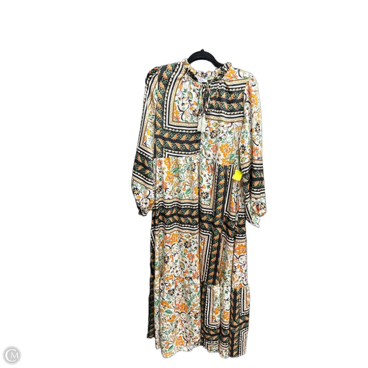 Dress Casual Maxi By Polygram In Multi-colored, Size: L