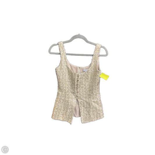 Top Sleeveless By Gianni Bini In Gold, Size: Xs