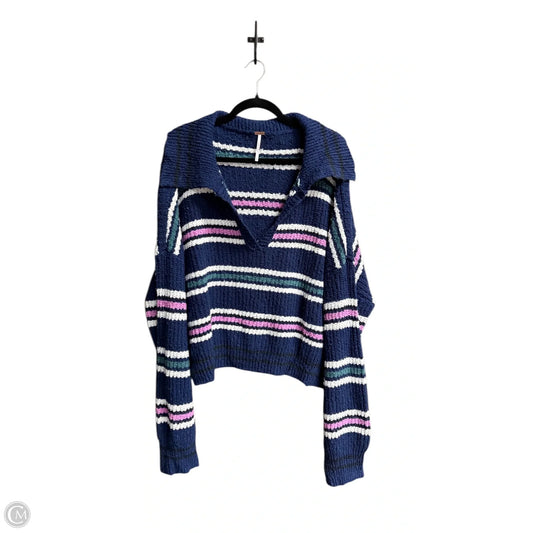 Sweater By Free People In Blue, Size: L