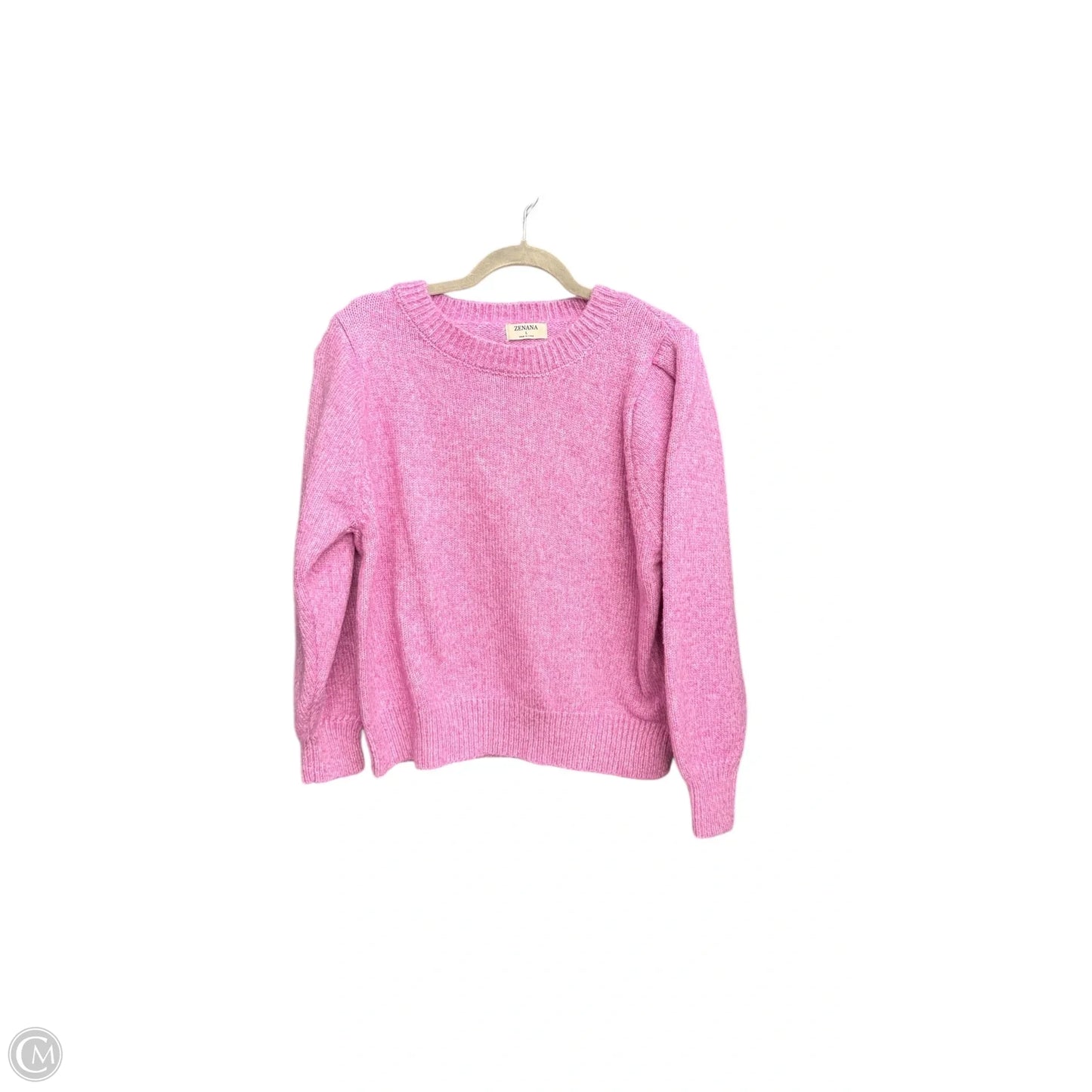 Sweater By Zenana In Purple, Size: L