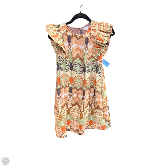 Dress Casual Short By Tcec In Brown, Size: S