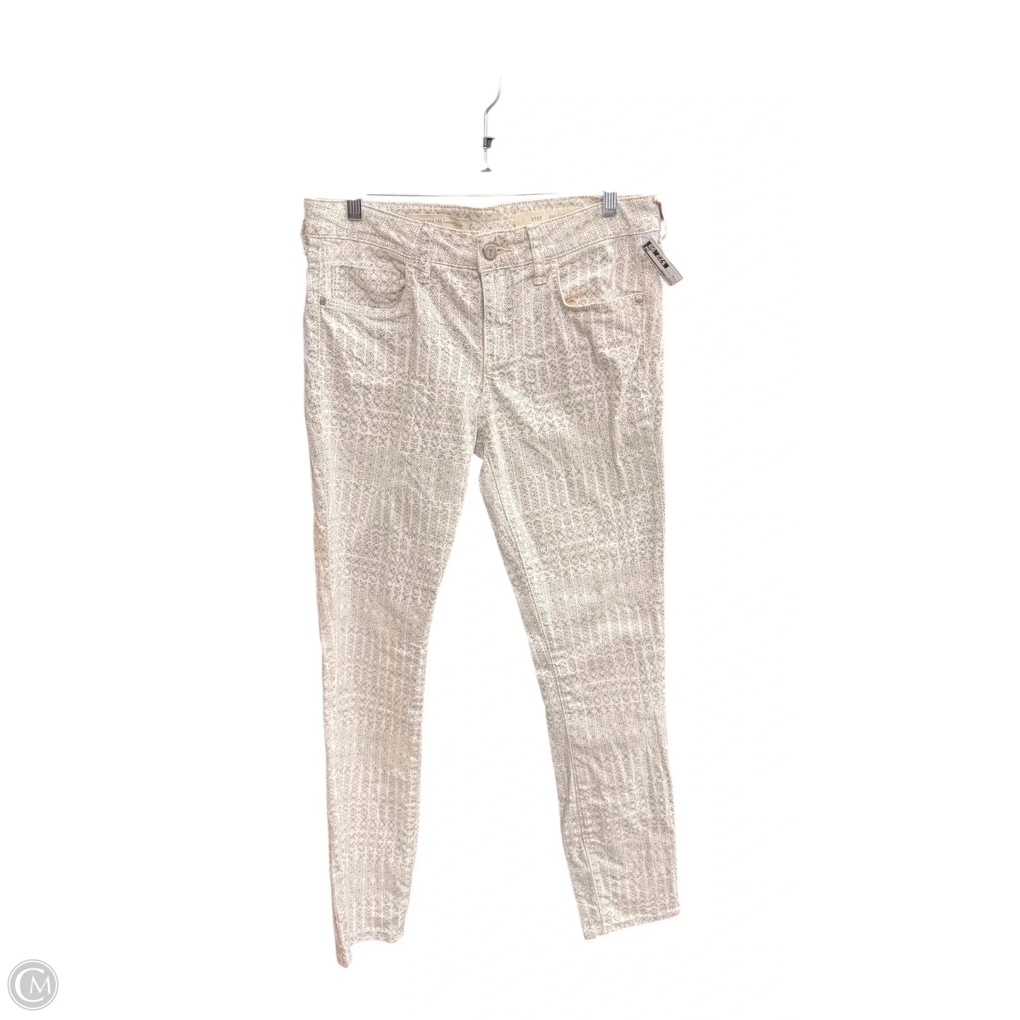 Jeans Skinny By Pilcro In Cream, Size: 6