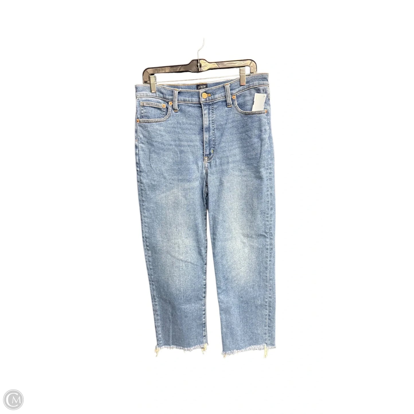 Jeans Straight By J. Crew In Blue Denim, Size: 8