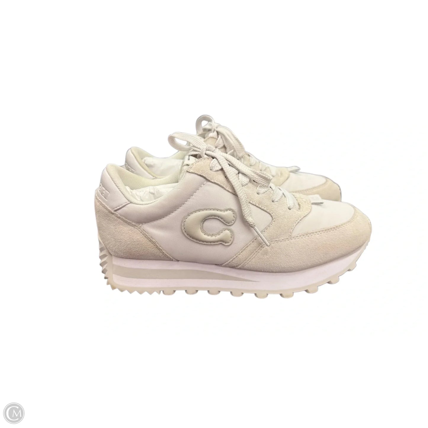 Shoes Designer By Coach In White, Size: 7