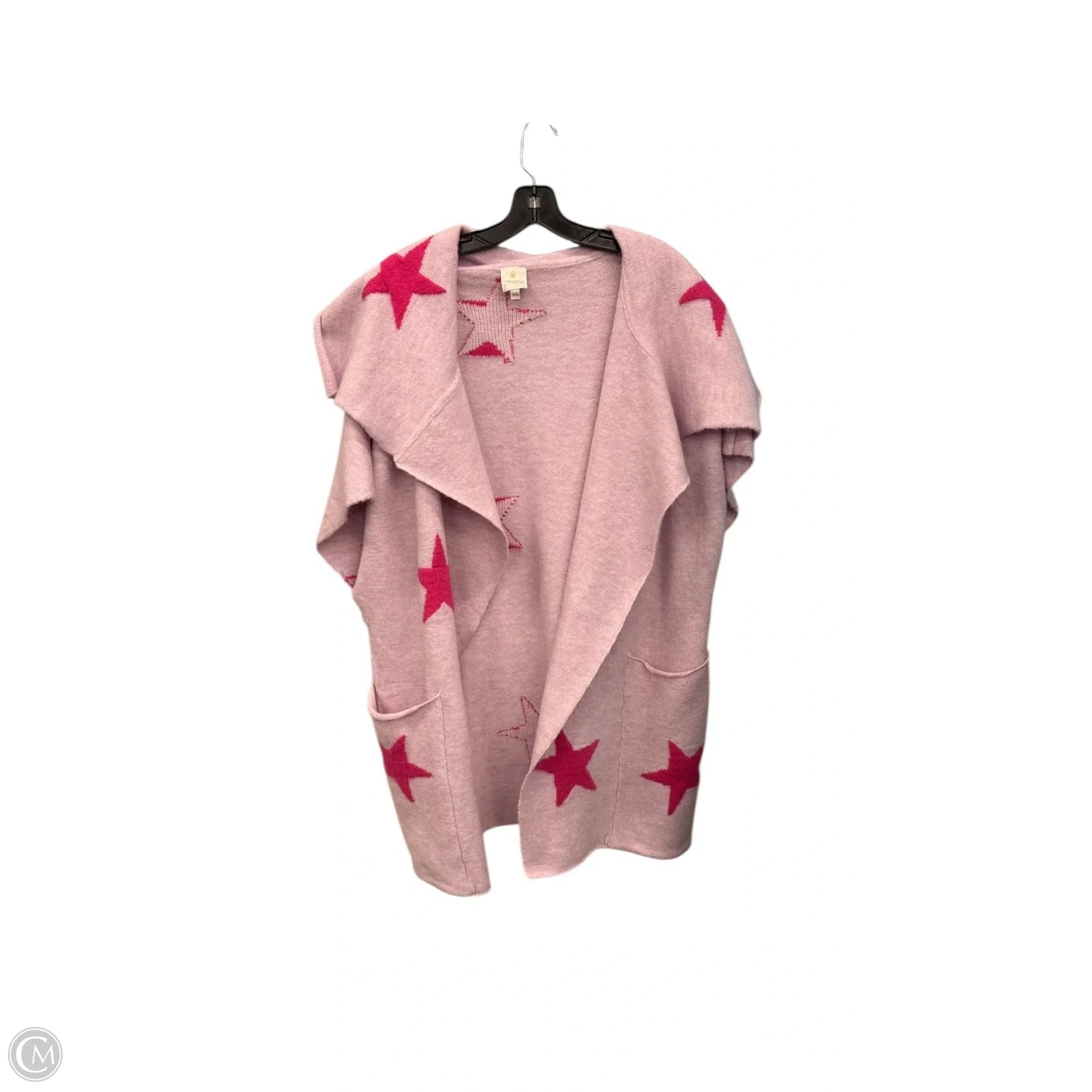 Sweater Cardigan By J.marie In Purple, Size: M