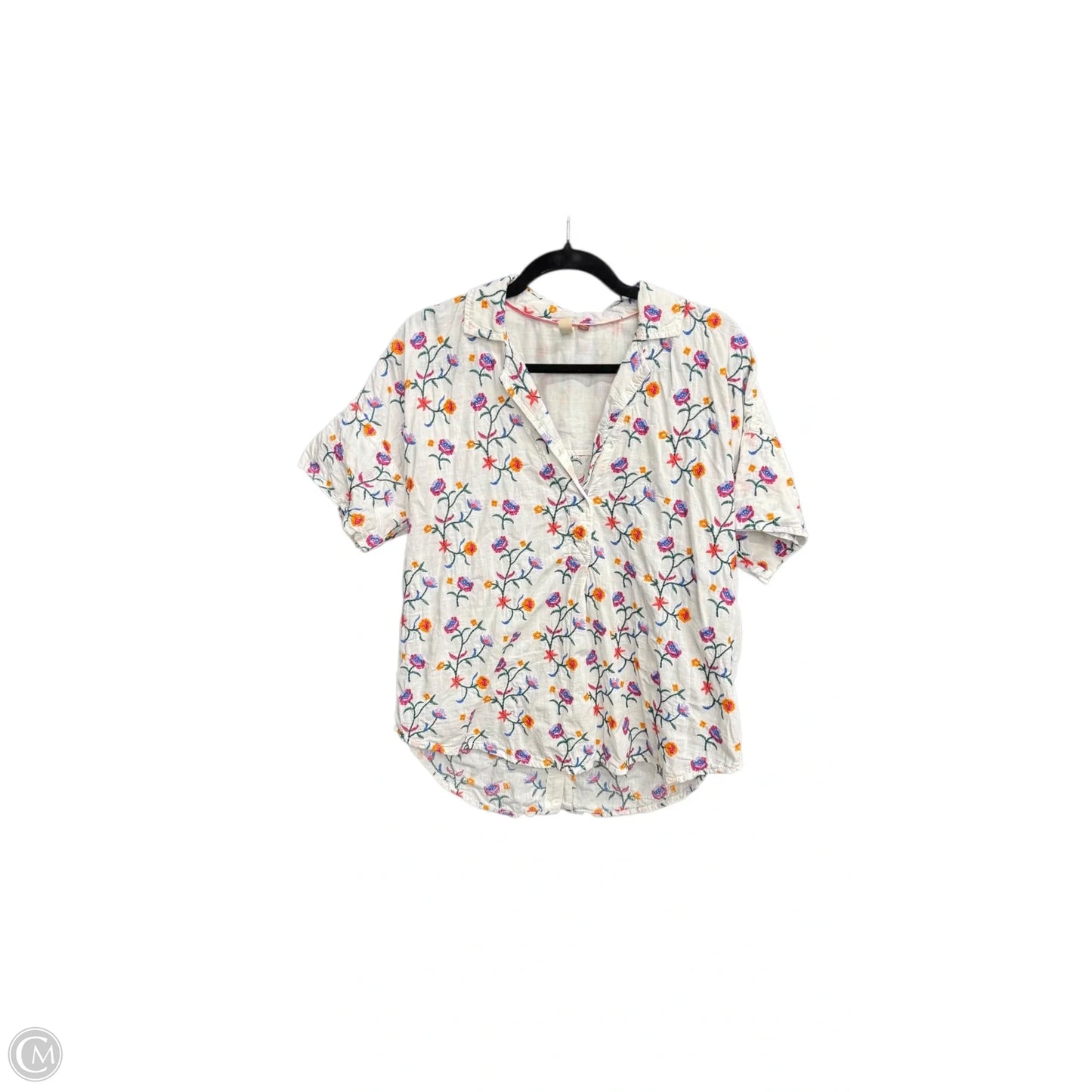 Top Short Sleeve By Pilcro In White, Size: S