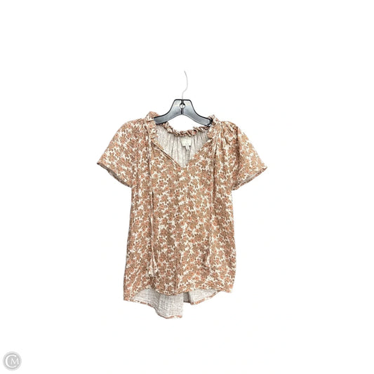 Top Sleeveless By Jolie In Brown, Size: S