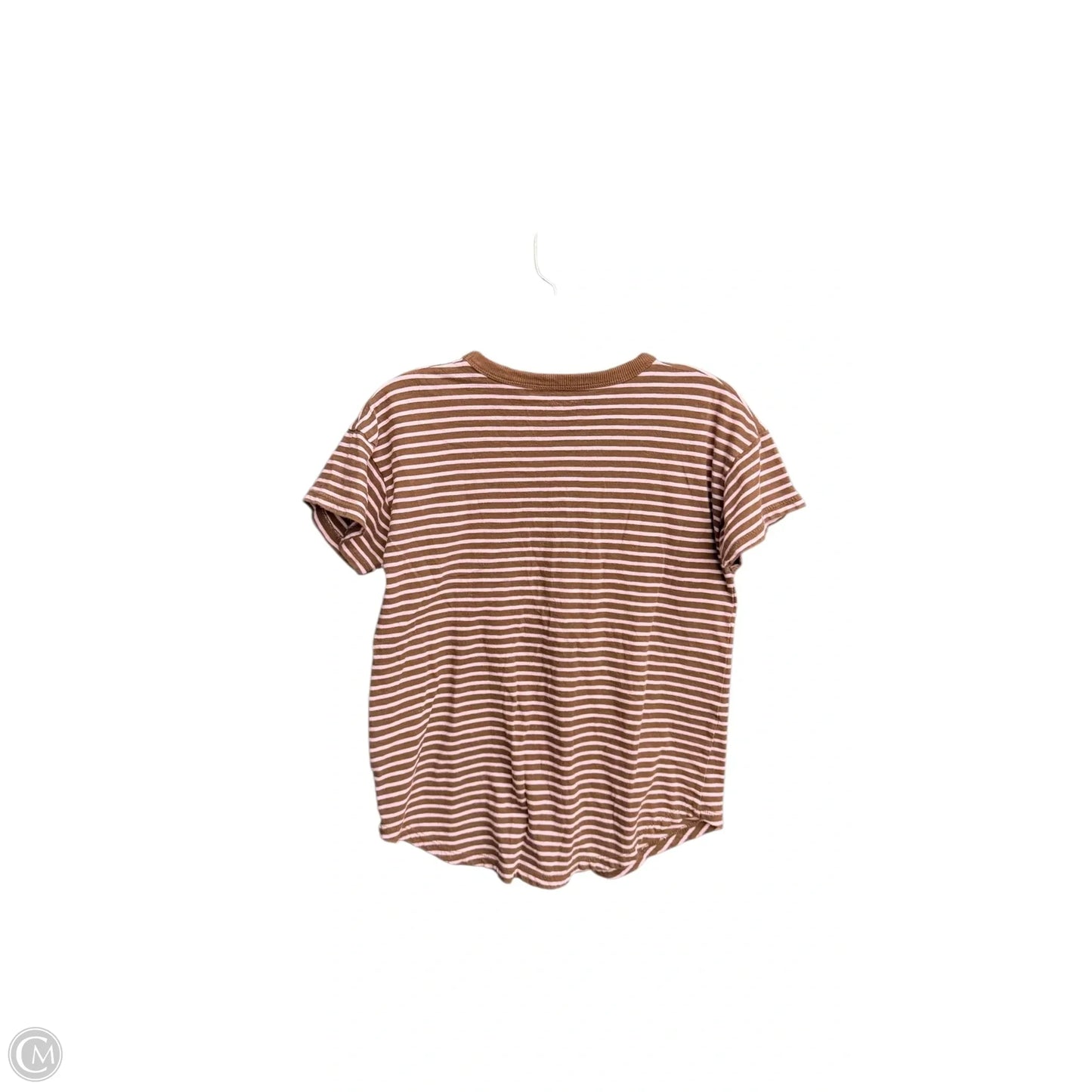Top Short Sleeve By Madewell In Brown, Size: Xs
