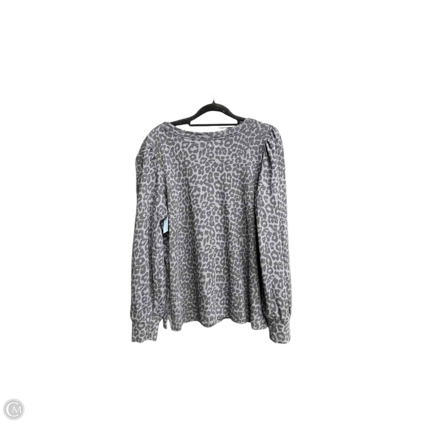 Top Long Sleeve By Loft In Animal Print, Size: M