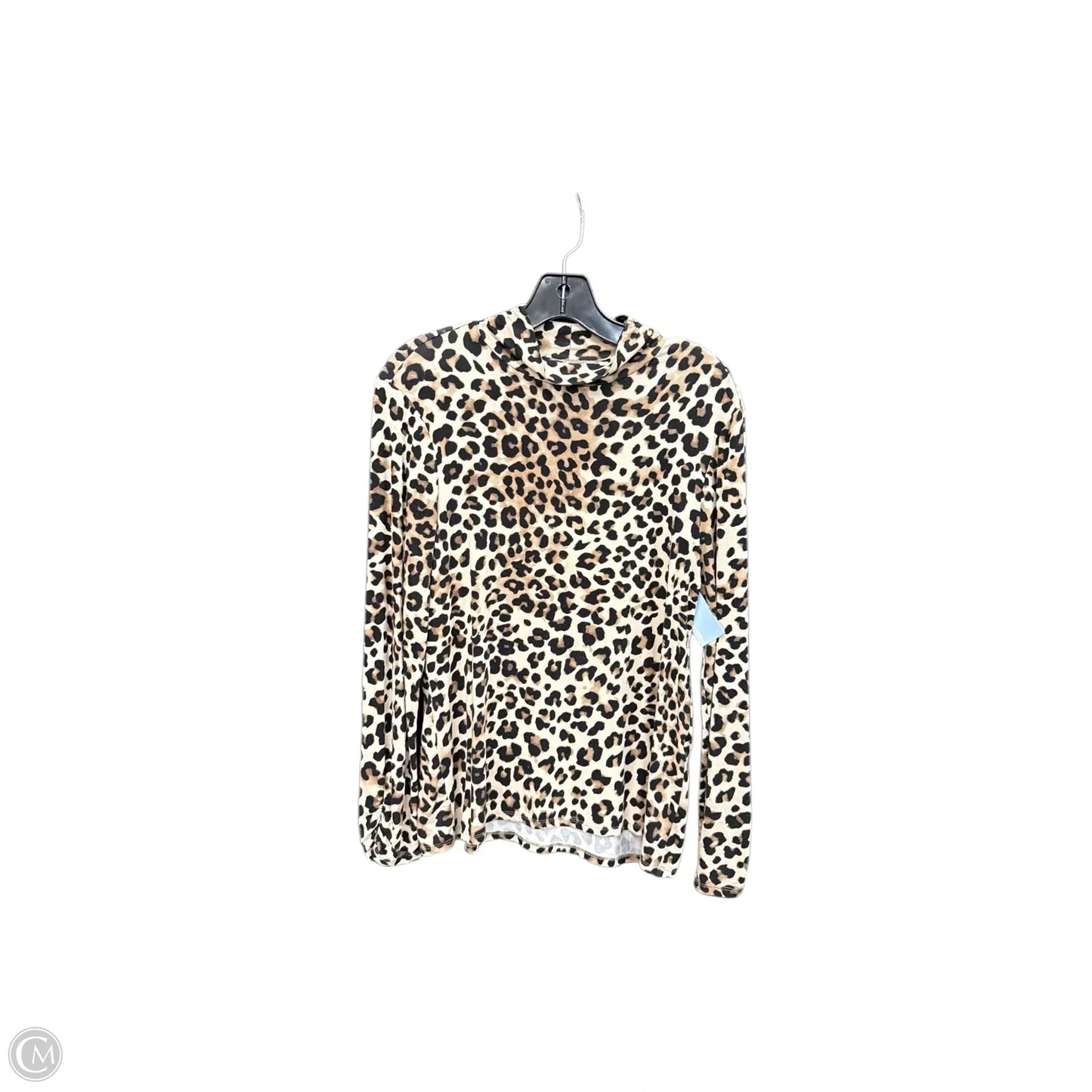 Top Long Sleeve By Chicos In Animal Print, Size: M
