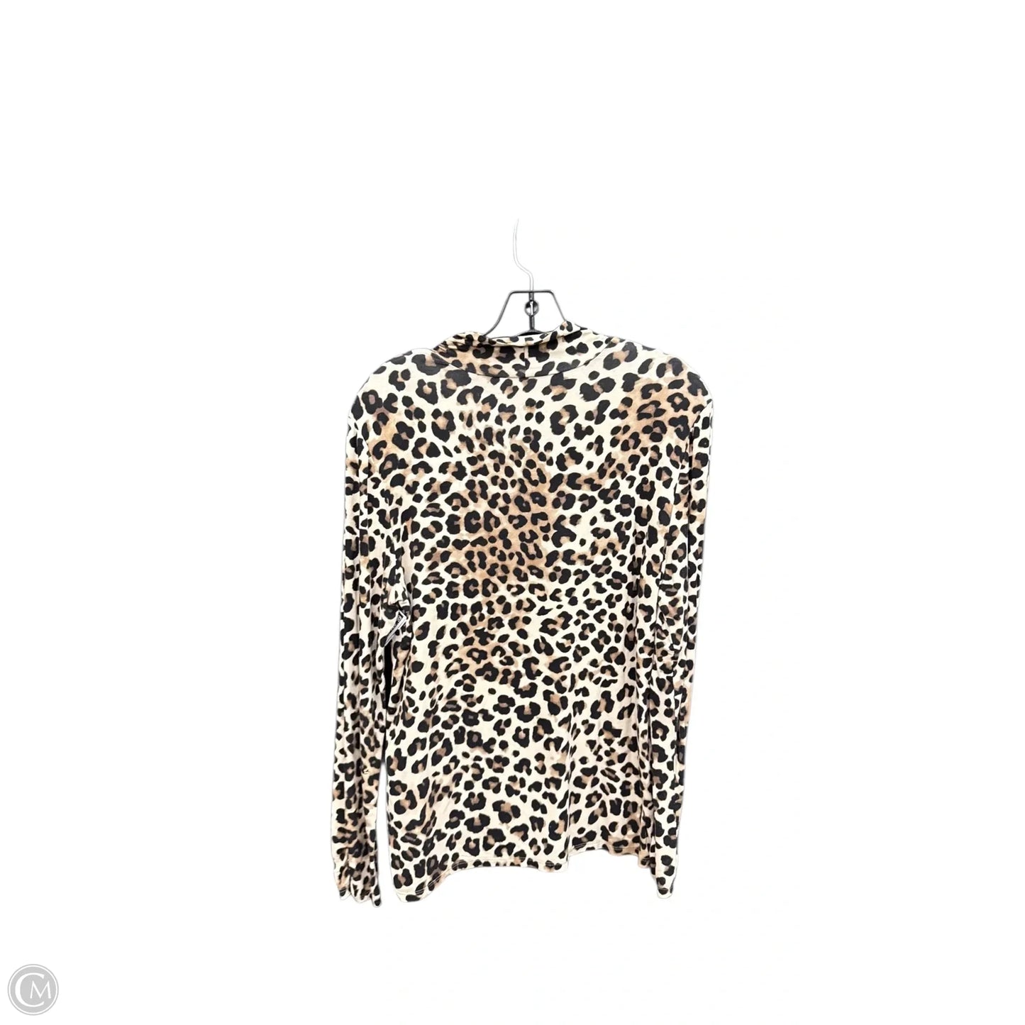 Top Long Sleeve By Chicos In Animal Print, Size: M