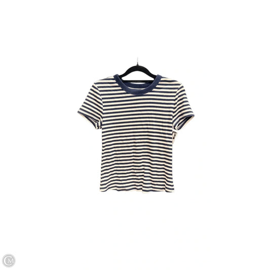 Top Short Sleeve By Old Navy In Navy, Size: M