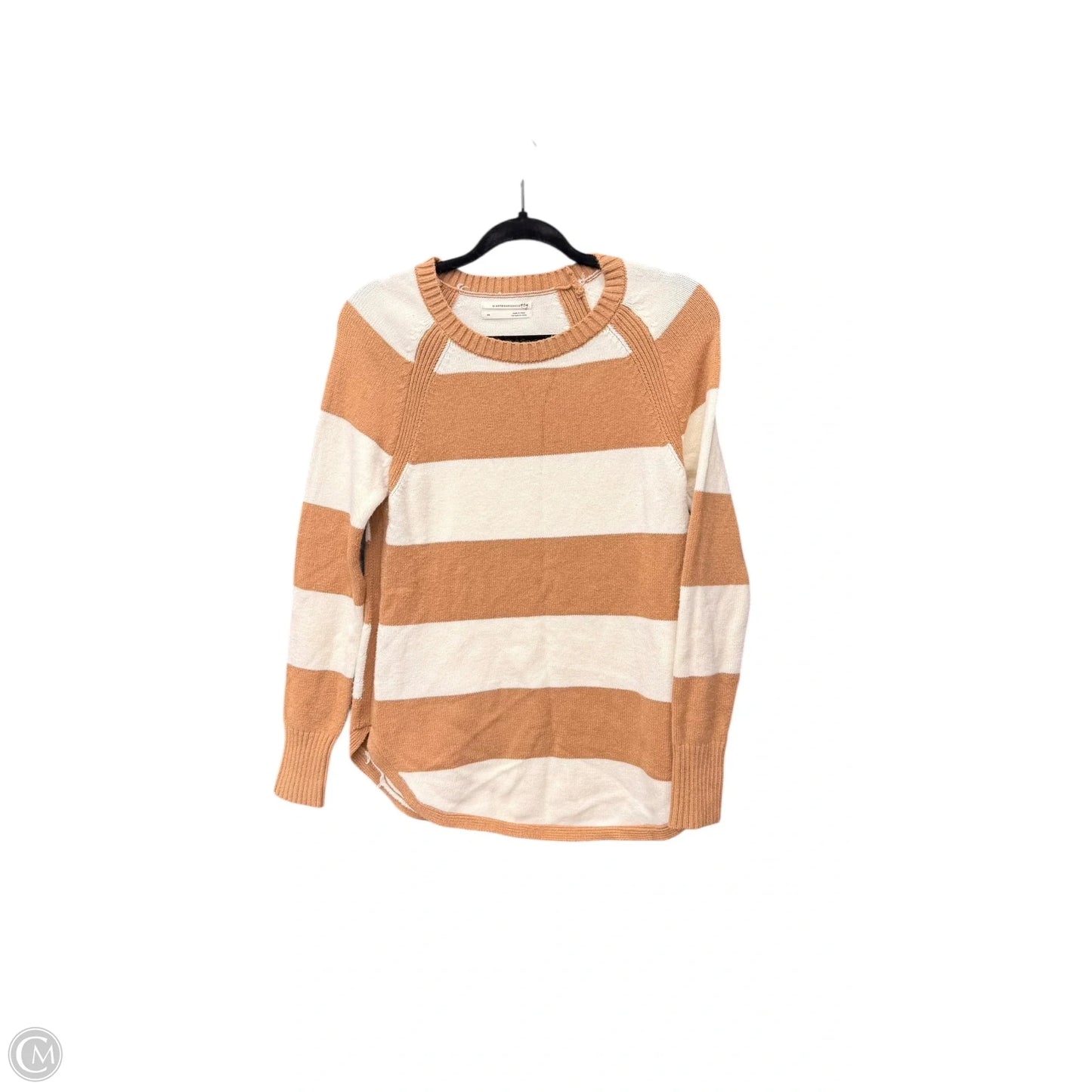 Sweater By Anthropologie In Striped Pattern, Size: Xs