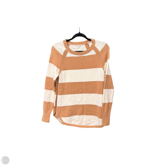 Sweater By Anthropologie In Striped Pattern, Size: Xs