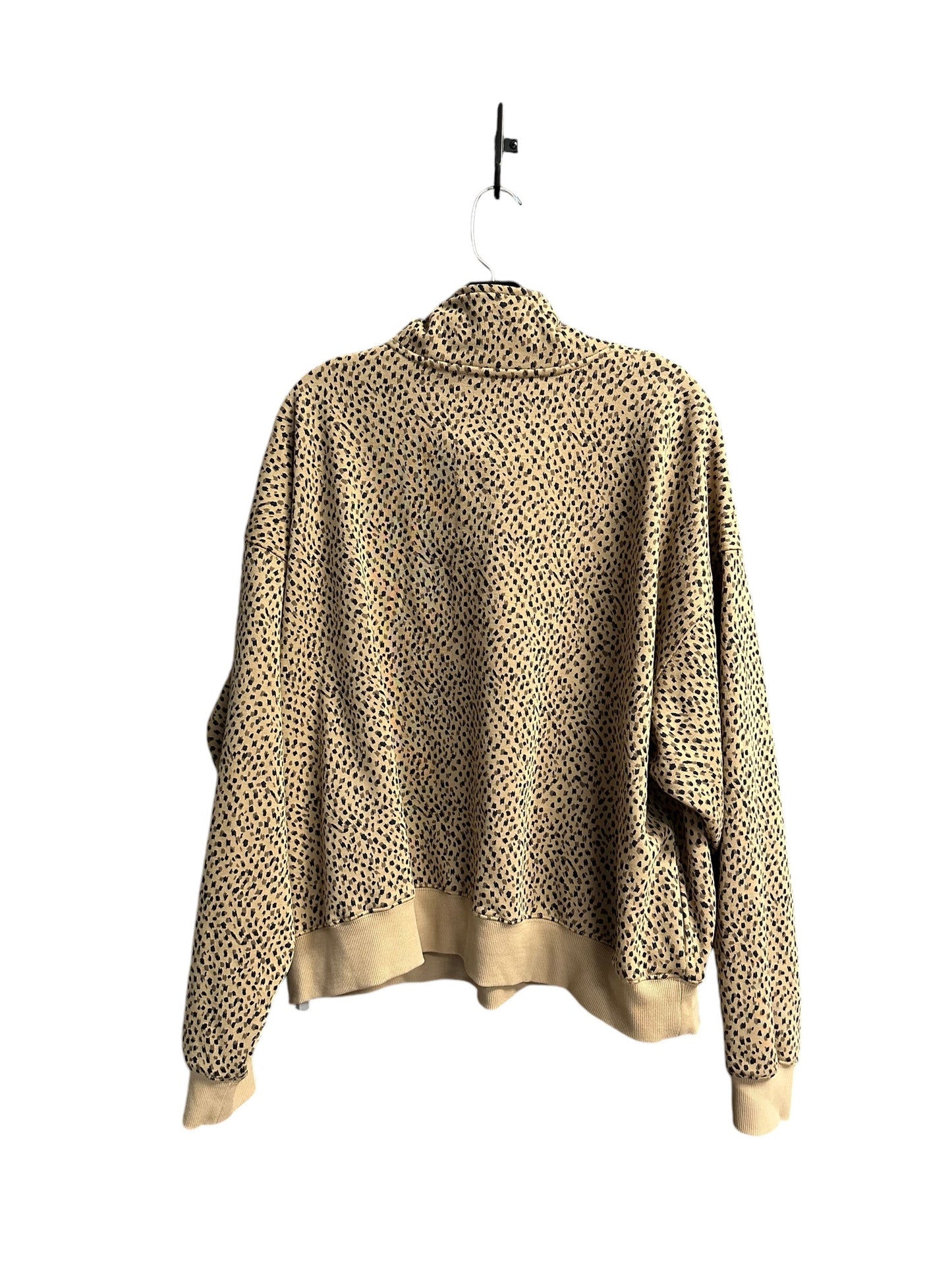 Sweatshirt Crewneck By Fabletics In Animal Print, Size: 2x