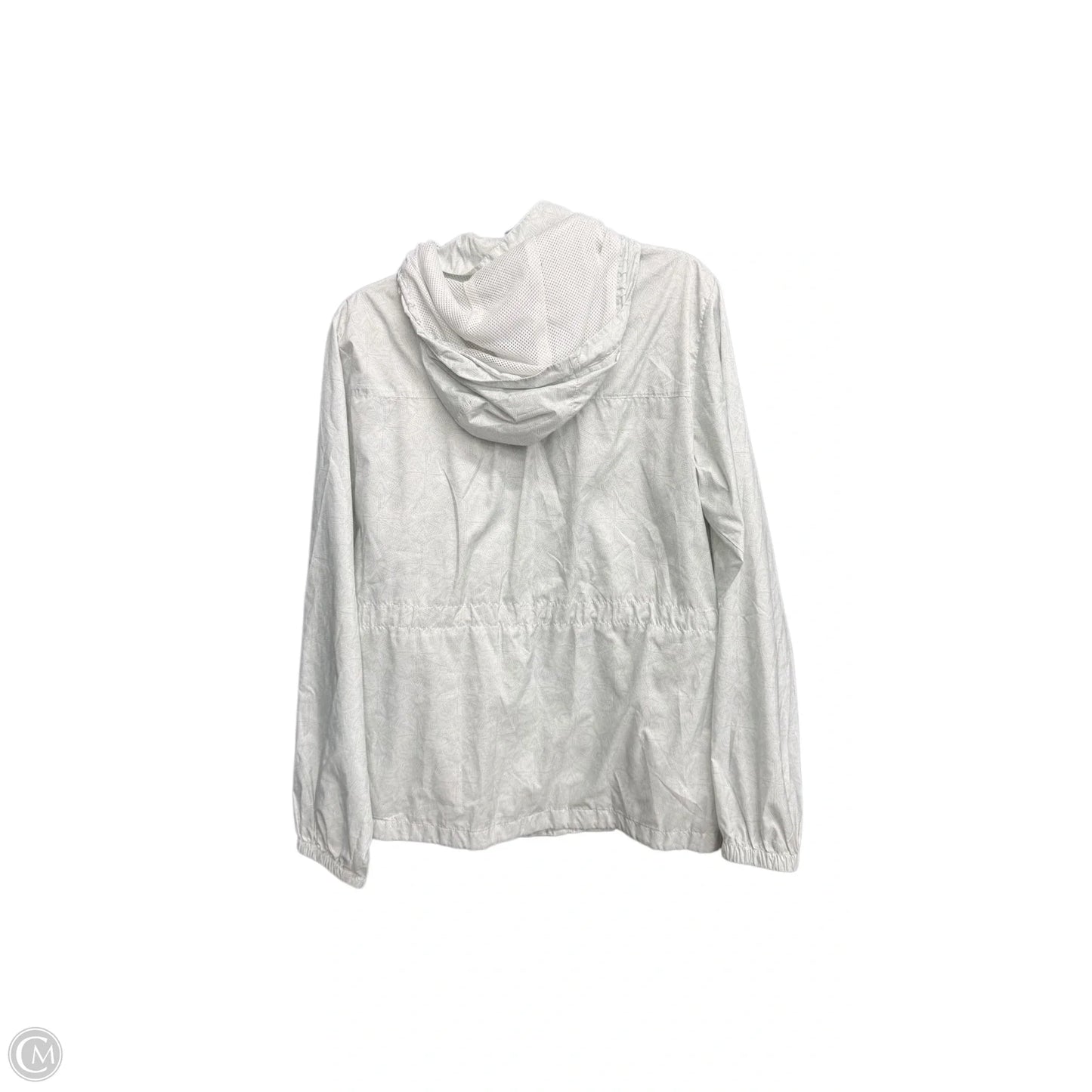 Jacket Windbreaker By Columbia In Blue, Size: L