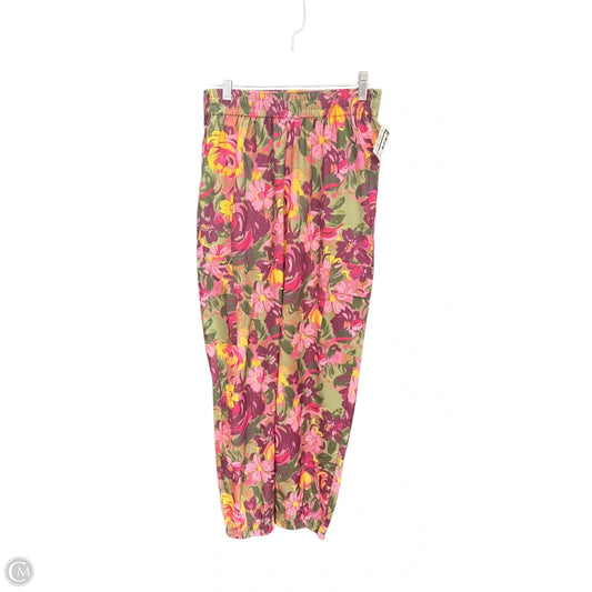Pants Linen By Thml In Floral Print, Size: S