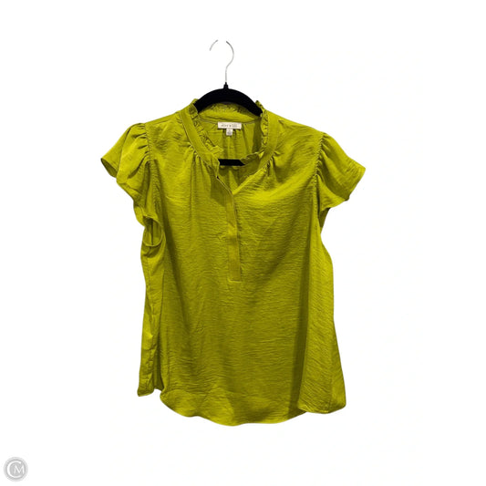 Top Sleeveless By Clothes Mentor In Yellow, Size: L