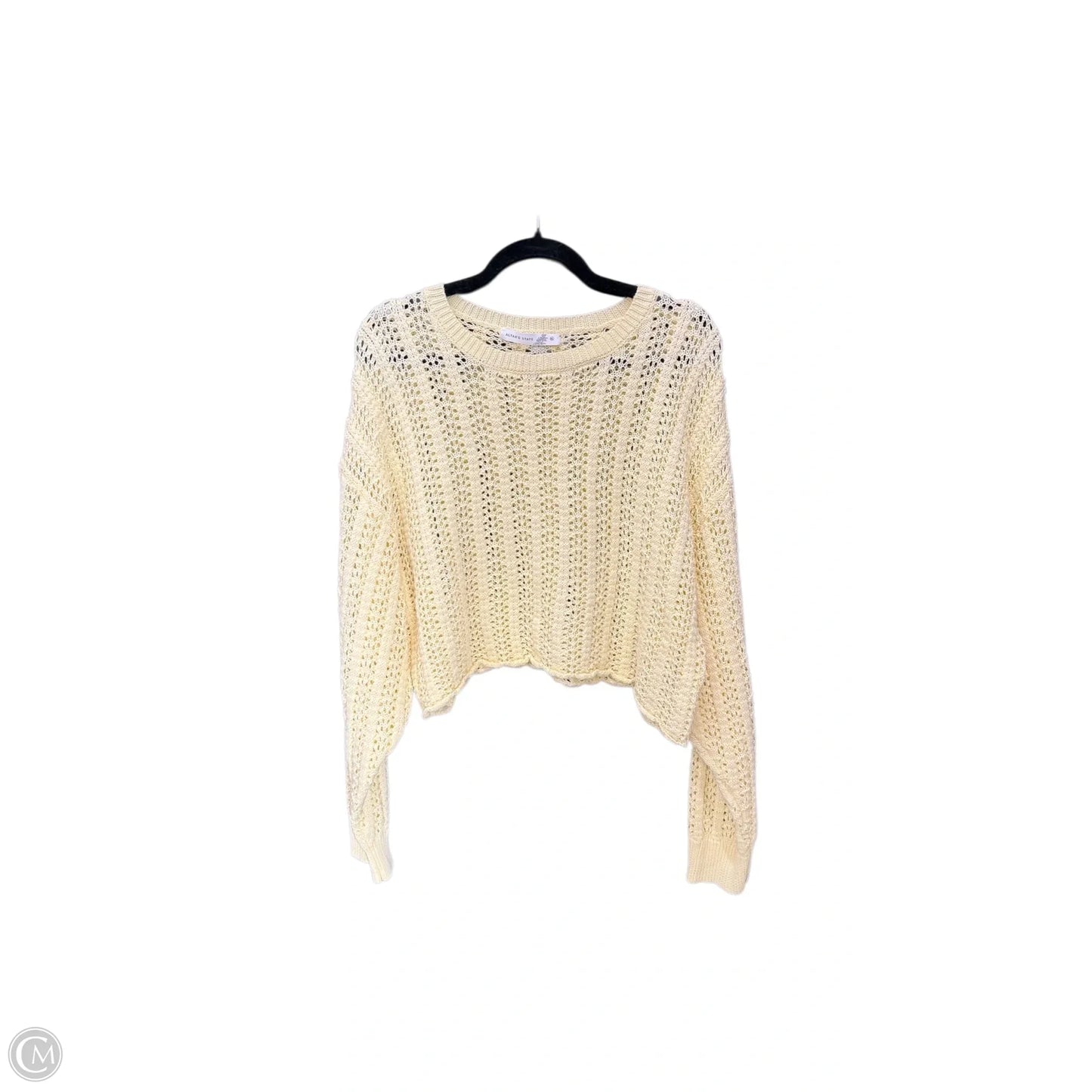 Sweater By Altard State In Yellow, Size: Xl