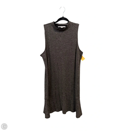 Dress Casual Midi By Loft In Brown, Size: L