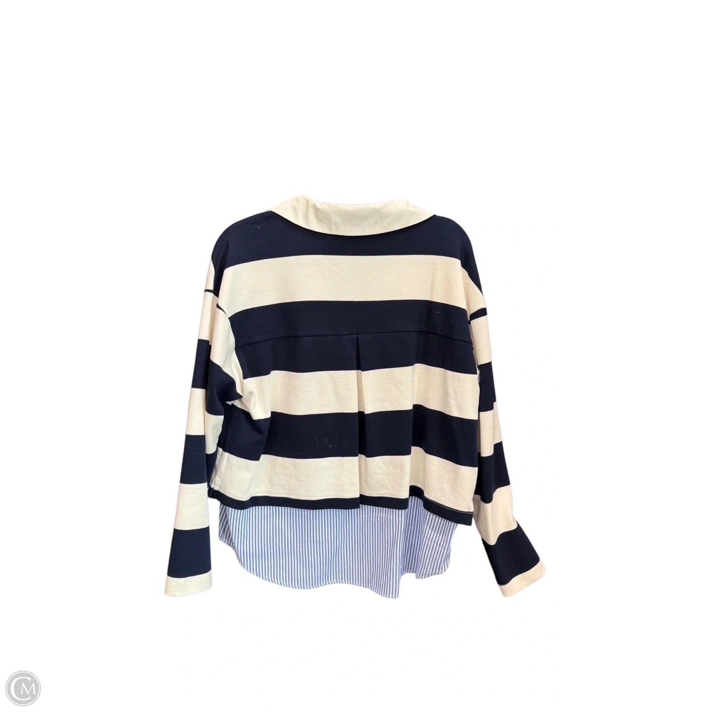 Top Long Sleeve By Entro In Striped Pattern, Size: S