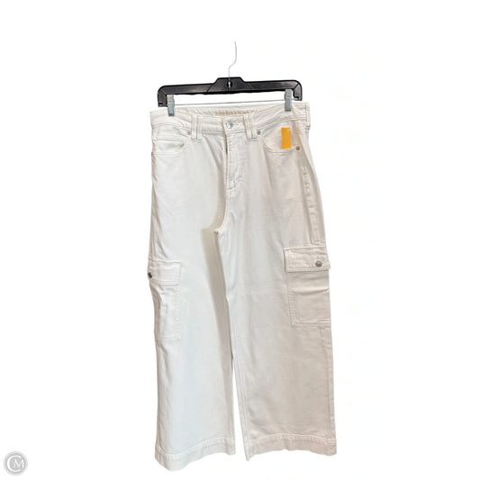 Jeans Wide Leg By American Eagle In White, Size: 8