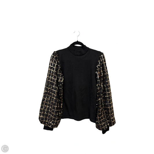 Top Long Sleeve By Flying Tomato In Black, Size: L