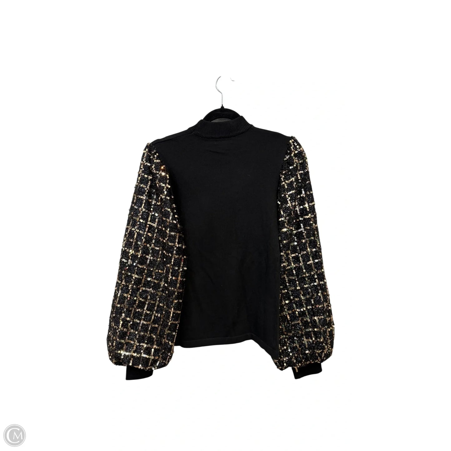 Top Long Sleeve By Flying Tomato In Black, Size: L