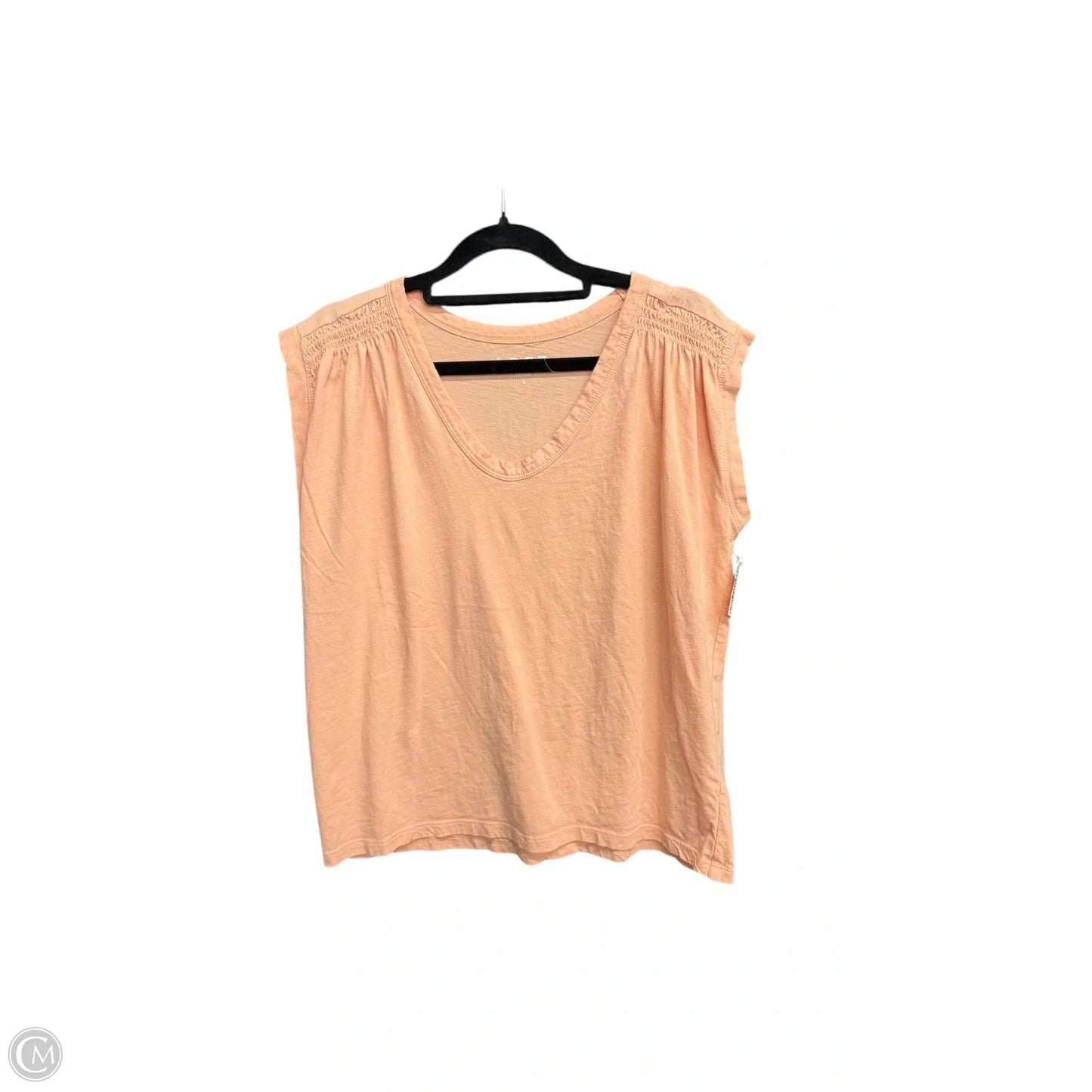 Top Sleeveless By Loft In Orange, Size: S