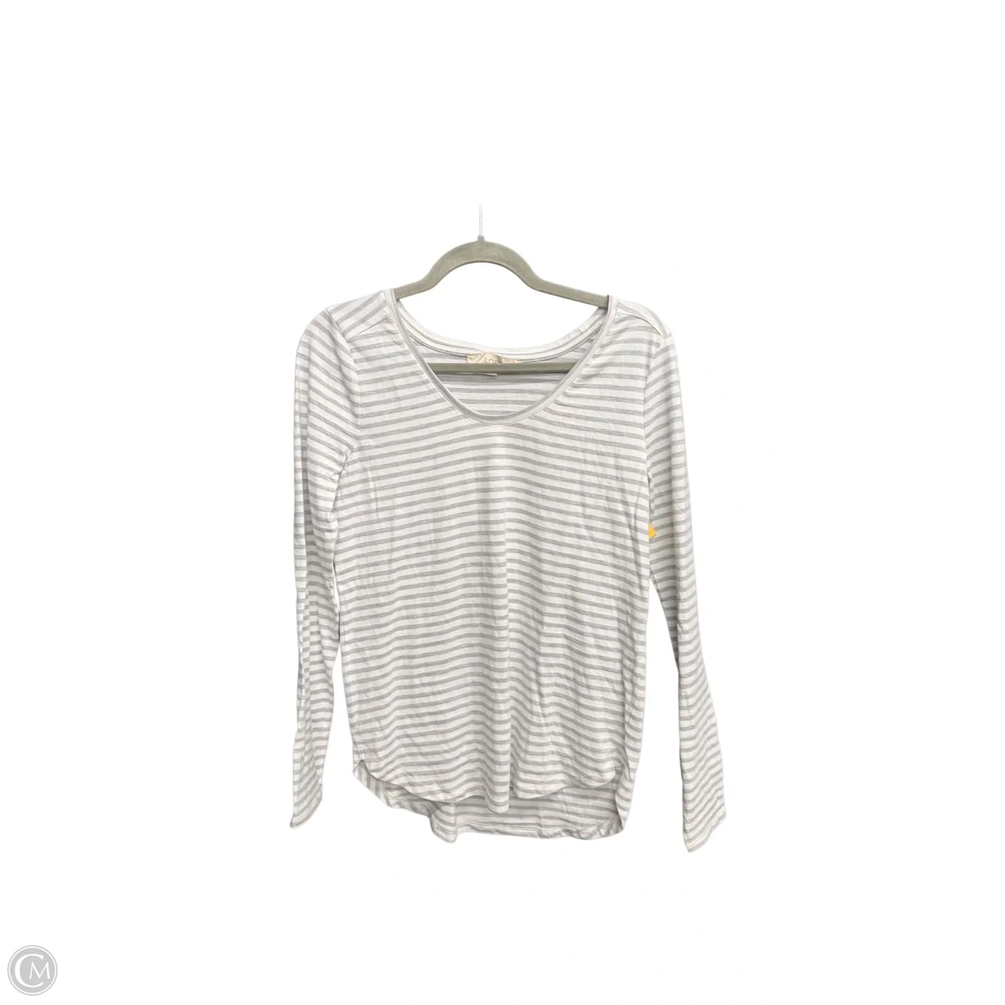 Top Long Sleeve By Loft In Grey, Size: S