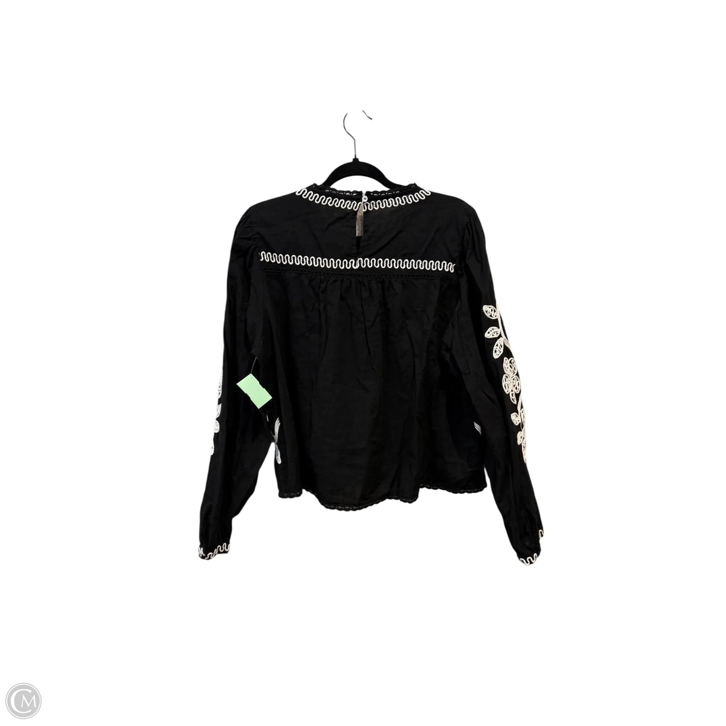 Top Long Sleeve By Clothes Mentor In Black, Size: XL