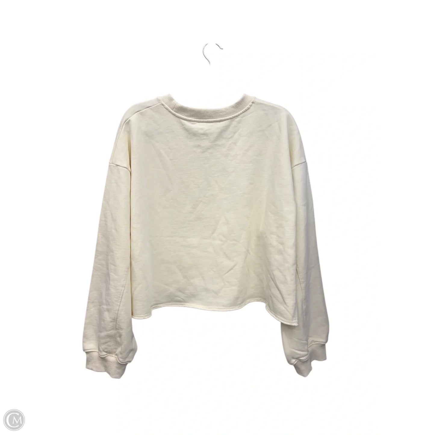 Sweatshirt Collar By By Together In Cream, Size: M