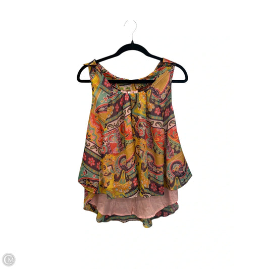 Top Sleeveless By Free People In Multi-colored, Size: M