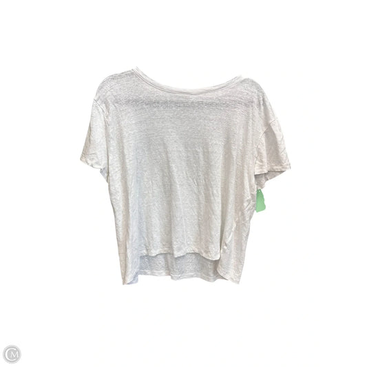 Top Short Sleeve Basic By J. Crew In White, Size: L