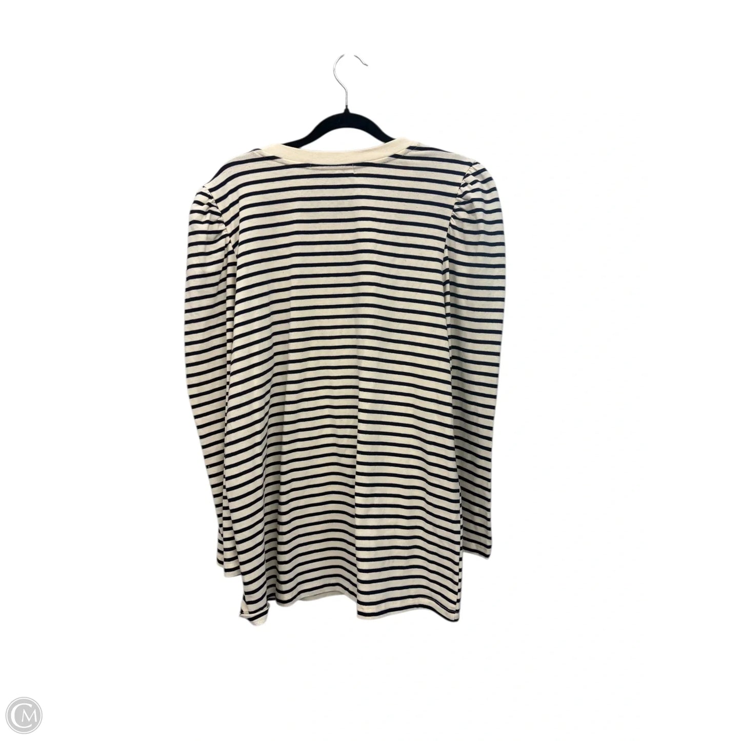 Top Long Sleeve By Pomander Place In Striped Pattern, Size: 2x