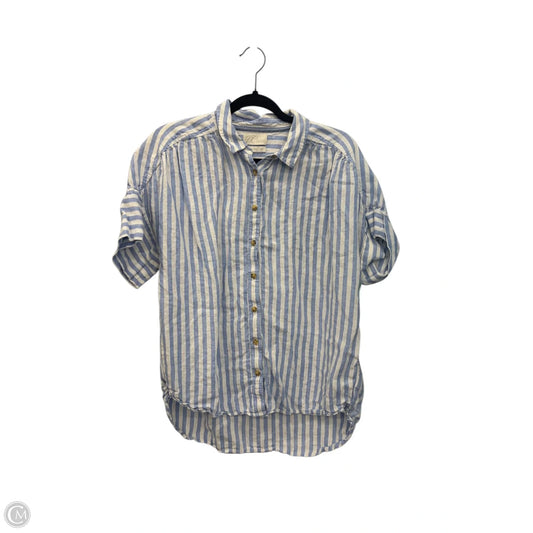 Top Short Sleeve By J. Crew In Striped Pattern, Size: M