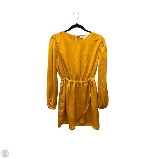 Dress Casual Short By Michael By Michael Kors In Yellow, Size: S
