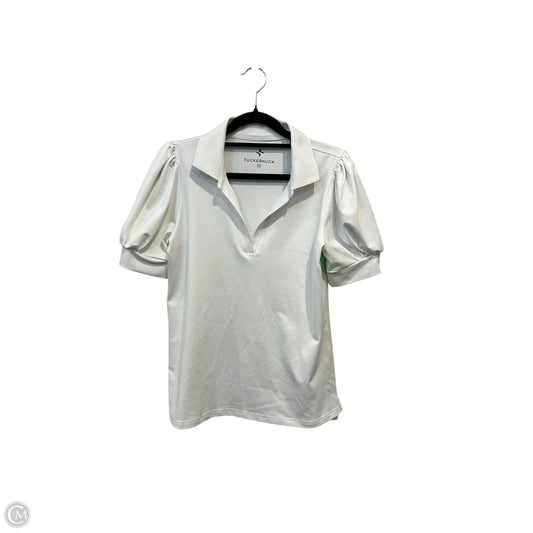 Athletic Top Short Sleeve By Tuckernuck In White, Size: Xs